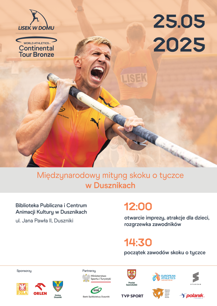 Lisek w domu - mityng skoku o tyczce